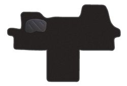 JGO. ALFOMBRAS DIAMOND NEGRA MOD. CITROEN JUMPER ( 06- ) ZONA DELANTERA