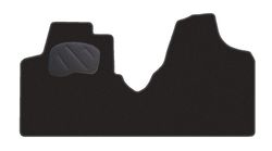 JGO. ALFOMBRAS DIAMOND NEGRA MOD. CITROEN JUMPY (06-) ( ZONA DELANTERA)
