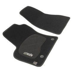 JGO. ALFOMBRAS DIAMOND NEGRA MOD. CITROËN NEMO (08-) con fijación específica