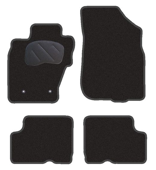 JGO. ALFOMBRAS DIAMOND NEGRA MOD. DACIA DUSTER 2014- 5P.