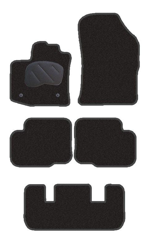 JGO. ALFOMBRAS DIAMOND NEGRA MOD. DACIA LODGY (7 PLAZAS) (2012-)
