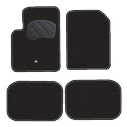 JGO. ALFOMBRAS DIAMOND NEGRA MOD. DODGE JOURNEY con fijación ollao para