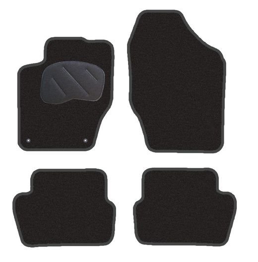 JGO. ALFOMBRAS DIAMOND NEGRA MOD. DS4 CROSSBACK (15-) 2F - 2P