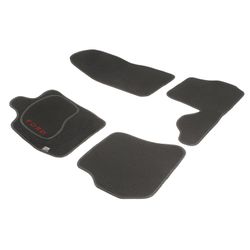 JGO. ALFOMBRAS DIAMOND NEGRA MOD. FORD FIESTA (89-02)