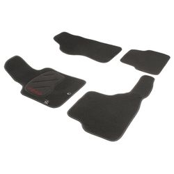 JGO. ALFOMBRAS DIAMOND NEGRA MOD. FORD FOCUS (98-01) con fijación universal