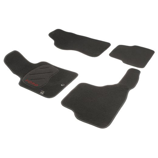 JGO. ALFOMBRAS DIAMOND NEGRA MOD. FORD FOCUS (98-01) con fijación universal