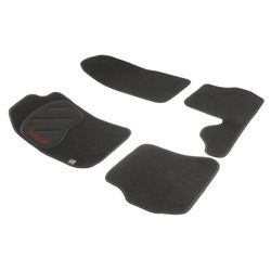 JGO. ALFOMBRAS DIAMOND NEGRA MOD. FORD FIESTA / FUSION  (10/02-)