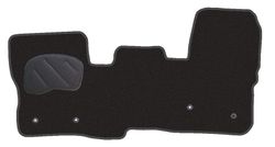 JGO. ALFOMBRAS DIAMOND NEGRA MOD. FORD TRANSIT VI / CUSTOM (13- ) 1FP - 2 P+2 C