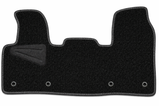 JGO. ALFOMBRAS DIAMOND NEGRA MOD. FORD TRANSIT VII AUT.(DIST. ANCL. PIL.:24.5CM) 2023-> 1FP -2P+2C