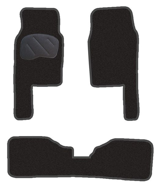 JGO. ALFOMBRAS DIAMOND NEGRA MOD. GALLOPER SUPER EXCEED CORTO (98-)