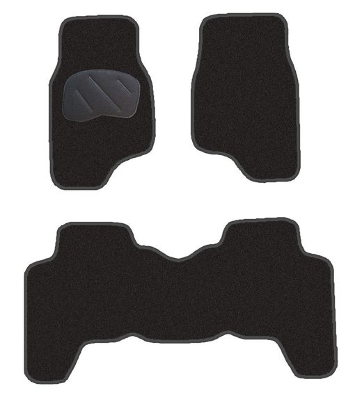 JGO. ALFOMBRAS DIAMOND NEGRA MOD. GALLOPER SUPER EXCEED LARGO (98-)