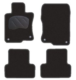 JGO. ALFOMBRAS DIAMOND NEGRA MOD. HONDA ACCORD ( 08 -12 )( 13- ) con fijación