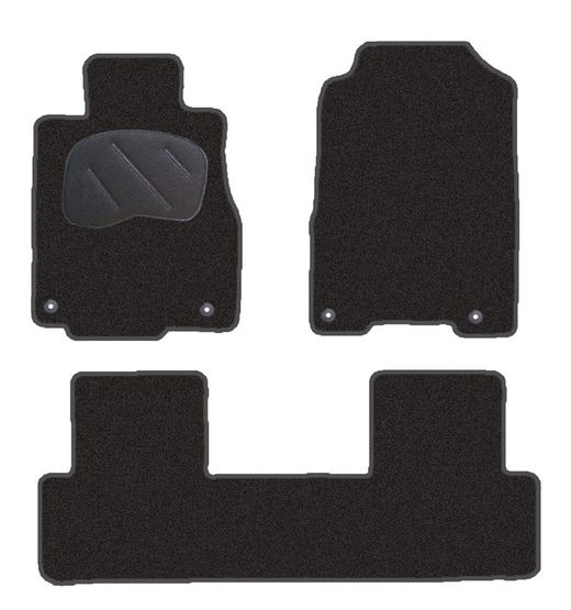JGO. ALFOMBRAS DIAMOND NEGRA MOD. HONDA CR-V V (16-) MANUAL/AUTOMÁTICO