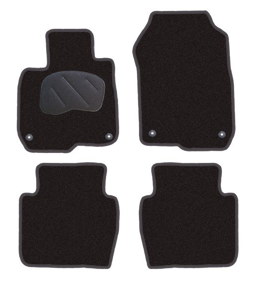 JGO. ALFOMBRAS DIAMOND NEGRA MOD. HONDA CR-V (V) (2018-) 2F - 2P+2C