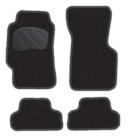 JGO. ALFOMBRAS DIAMOND NEGRA MOD. HONDA CRX (84-)