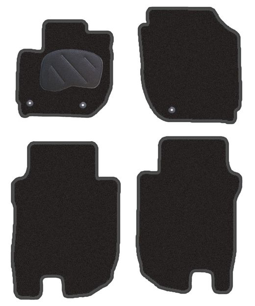 JGO. ALFOMBRAS DIAMOND NEGRA MOD. HONDA HRV II 5P 2015-