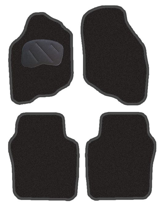 JGO. ALFOMBRAS DIAMOND NEGRA MOD. HONDA JAZZ