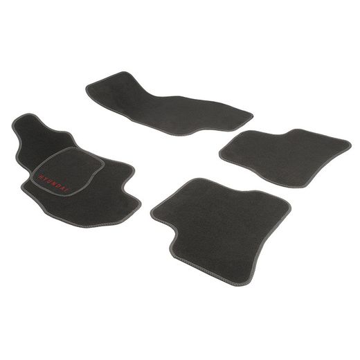 JGO. ALFOMBRAS DIAMOND NEGRA MOD. HYUNDAI ACCENT (00-06)
