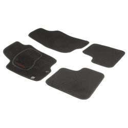 JGO. ALFOMBRAS DIAMOND NEGRA MOD. HYUNDAI I-30  (08-12) con fijación universal