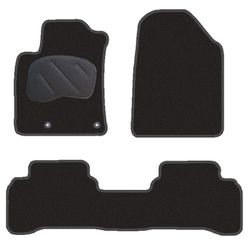 JGO. ALFOMBRAS DIAMOND NEGRA MOD. HYUNDAI IONIQ ( 16- )