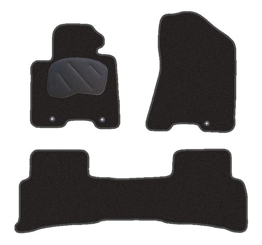 JGO. ALFOMBRAS DIAMOND NEGRA MOD. HYUNDAI TUCSON II 5P (15-20)2F - 2P+1C