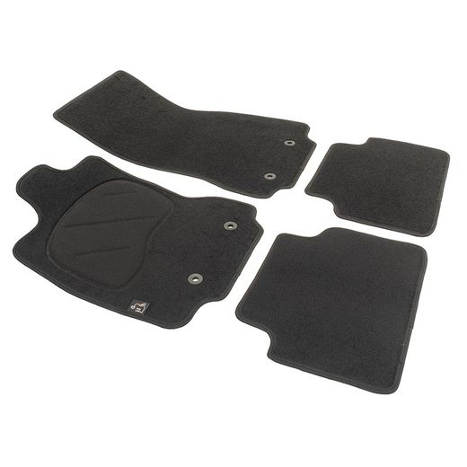 JGO. ALFOMBRAS DIAMOND NEGRA MOD. JAGUAR XF (07-) con fijación universal rosca