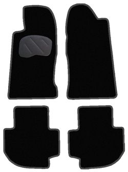 JGO. ALFOMBRAS DIAMOND NEGRA MOD.  JAGUAR XJ6 (95-03)