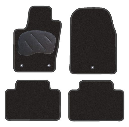 JGO. ALFOMBRAS DIAMOND NEGRA MOD.  JEEP GRAND CHEROKEE (11-) con fijación