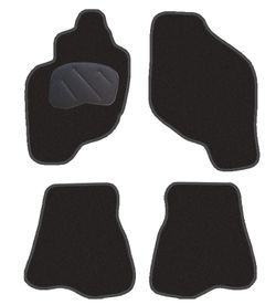 JGO. ALFOMBRAS DIAMOND NEGRA MOD. KIA JOICE ( 99 -02 )