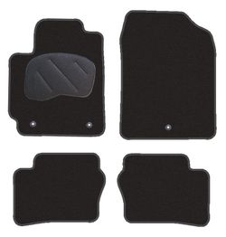 JGO. ALFOMBRAS DIAMOND NEGRA MOD. KIA PICANTO III JA (2017-) 2F - 2P+1C