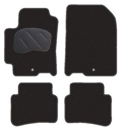 JGO. ALFOMBRAS DIAMOND NEGRA MOD. KIA RIO IV (YB) (2017-) 2F - 2P+1C