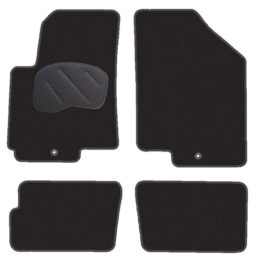 JGO. ALFOMBRAS DIAMOND NEGRA MOD. KIA SOUL (09-14)