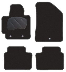 JGO. ALFOMBRAS DIAMOND NEGRA MOD. KIA SOUL II ( 14- )