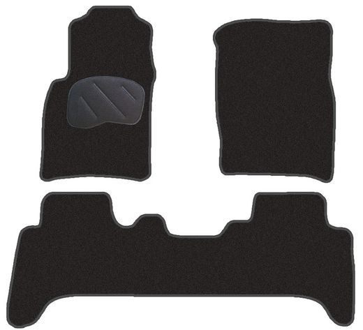 JGO. ALFOMBRAS DIAMOND NEGRA MOD. LAND CRUISER HDJ 80 (90-96) 3/5P