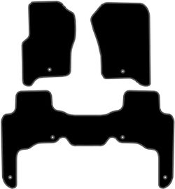 JGO. ALFOMBRAS DIAMOND NEGRA MOD. LAND ROVER DISCOVERY 3ª SERIE (04 -09)