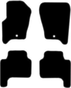 JGO. ALFOMBRAS DIAMOND NEGRA MOD. LAND ROVER RANGER ROVER con fijación