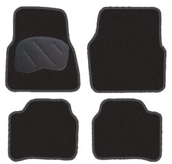 JGO. ALFOMBRAS DIAMOND NEGRA MOD. LAND ROVER SANTANA (98)