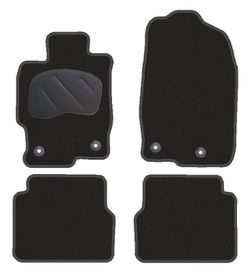 JGO. ALFOMBRAS DIAMOND NEGRA MOD. MAZDA 6 II (GH)  (08-13 )2F - 2P+2C