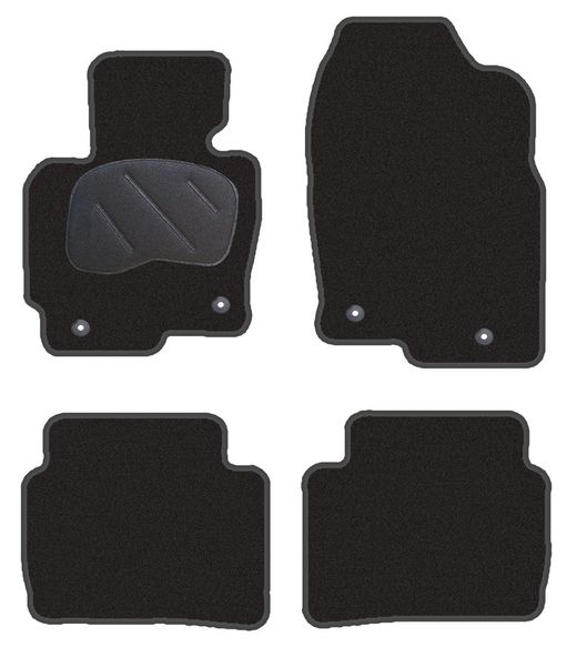 JGO. ALFOMBRAS DIAMOND NEGRA MOD. MAZDA CX-5 ( 12- )