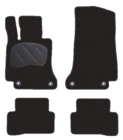 JGO. ALFOMBRAS DIAMOND NEGRA MOD. MERCEDES C.205 ( 14- )