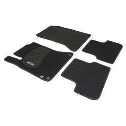 JGO. ALFOMBRAS DIAMOND NEGRA MOD.  MERCEDES CLASE B CARR. 246 con fijación