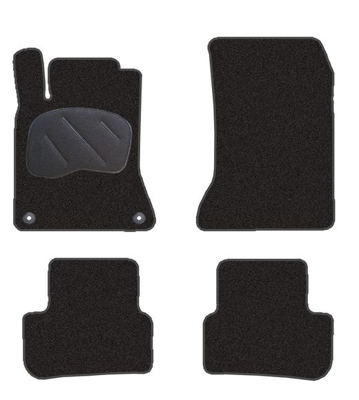 JGO. ALFOMBRAS DIAMOND NEGRA MOD. MERCEDES CLASE CLA C117 4P (13-)