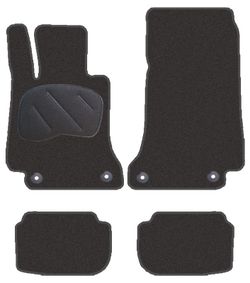 JGO. ALFOMBRAS DIAMOND NEGRA MOD. MERCEDES CLASE E (C238) Coupe (2016-) 2F - 2P + 2C