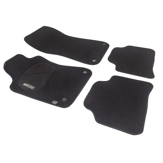JGO. ALFOMBRAS DIAMOND NEGRA MOD. MERCEDES CLASE E CARR. 211 (03-07) con