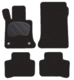 JGO. ALFOMBRAS DIAMOND NEGRA MOD.  MERCEDES CLASE GLK CARR. WDC 204