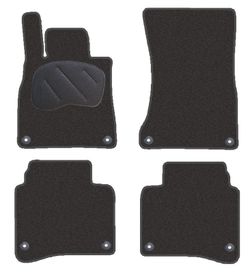JGO. ALFOMBRAS DIAMOND NEGRA MOD. MERCEDES CLASE S  W222  (13 - 20)2F - 2P+2C+4T
