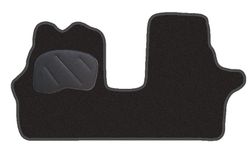 JGO. ALFOMBRAS DIAMOND NEGRA MOD. MERCEDES VITO W638 (96-03) con fijación