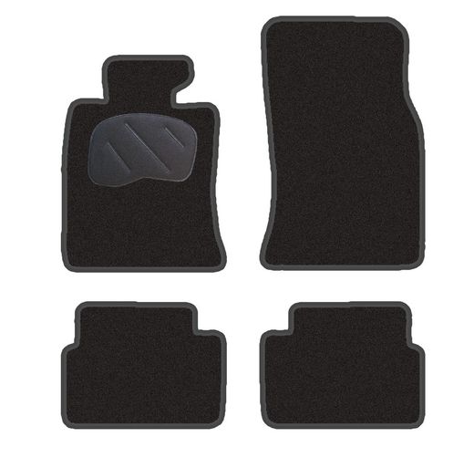 JGO. ALFOMBRAS DIAMOND NEGRA MOD. MINI CLUBMAN (R55) 07-15 2F - 2P