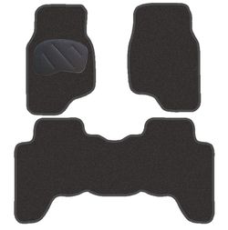 JGO. ALFOMBRAS DIAMOND NEGRA MOD. MITSUBISHI MONTERO C/L  2ª SERIE (91-00)