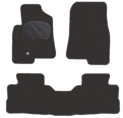 JGO. ALFOMBRAS DIAMOND NEGRA MOD. MITSUBISHI MONTERO C/L  3ª SERIE (00-07)